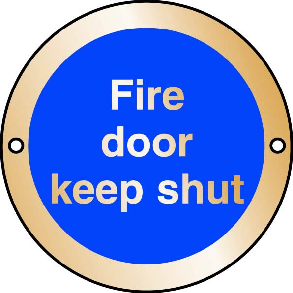 Fire door signs 