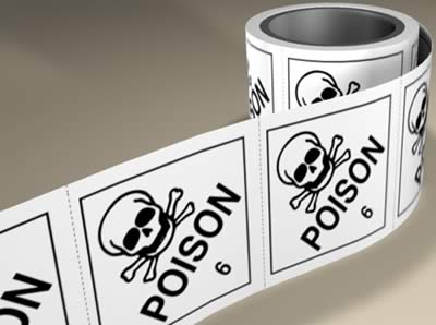 Labels, COSHH & Hazchem rolls